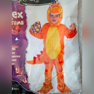 Orange Dinosaur Kids Costume